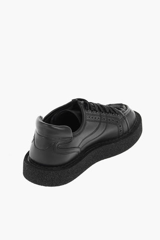 MODIGLIANI Leather Sneakers with Intertwined Motif