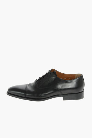Lace Up Leather Derby Shoes