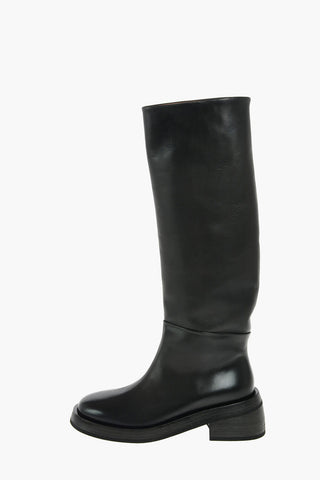 Leather FONDELLO Knee-high Boots 6cm
