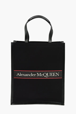 Canvas Tote Bag with Logoed Band