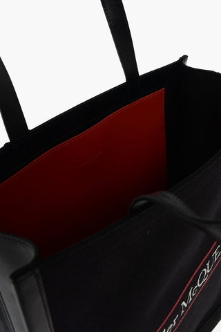 Canvas Tote Bag with Logoed Band