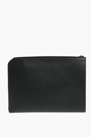 Leather Pouch ANTIGONA with Zip Closure