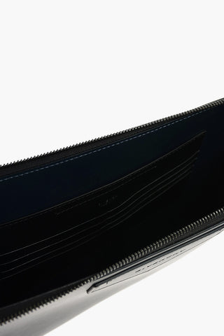 Leather Pouch ANTIGONA with Zip Closure