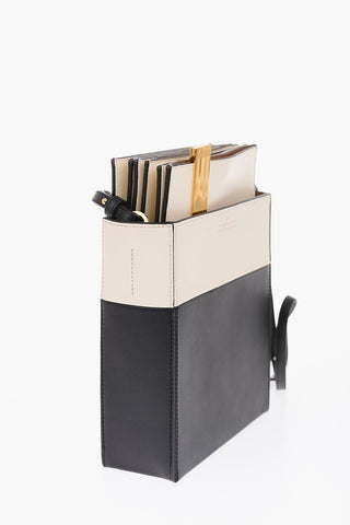 Removable Pouches FILE Leather Shoulder Bag