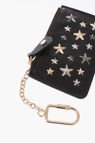 leather NANCY coin wallet with studs