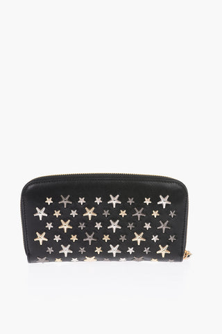 leather FILIPA wallet with studs