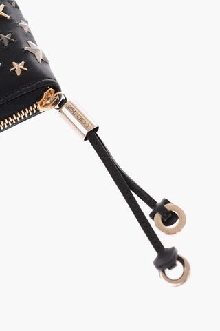 leather FILIPA wallet with studs