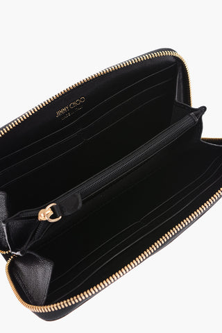 leather FILIPA wallet with studs