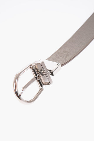 cintura reversibile in pelle 30mm
