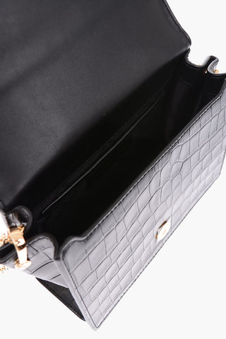 MICHAEL leather crocodile-printed HAYDEN shoulder bag