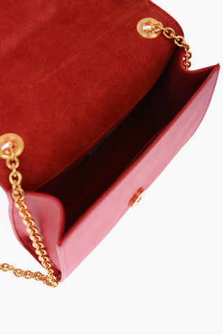 saffiano leather RUBY Crossbody bag with chain