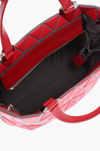 eco leather prism Motif BAO BAO tote bag with double handle