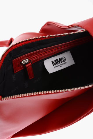MM6 eco leather crossbody bag