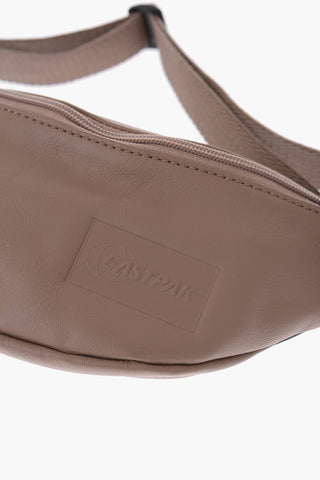 leather and fabric bum bag