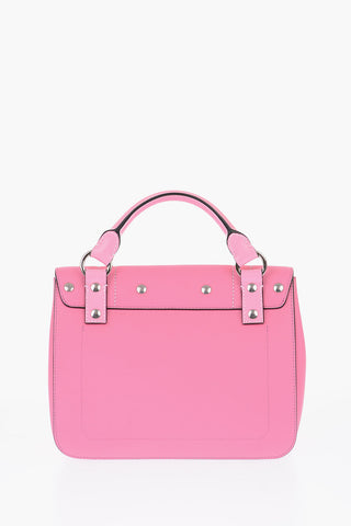 Borsa Satchel DISC in pelle con tracolla removibile