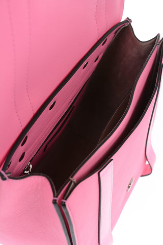 Borsa Satchel DISC in pelle con tracolla removibile