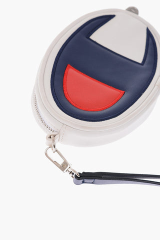 ecoleather clutch with zip closure
