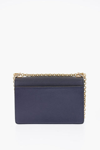 saffiano leather Crossbody bag with chain