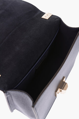 saffiano leather Crossbody bag with chain