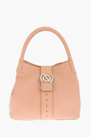 textured leather ZOE M DAILY Tote bag