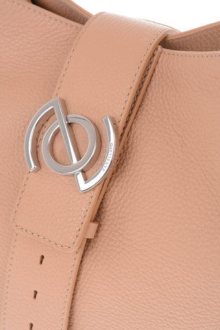 textured leather ZOE M DAILY Tote bag