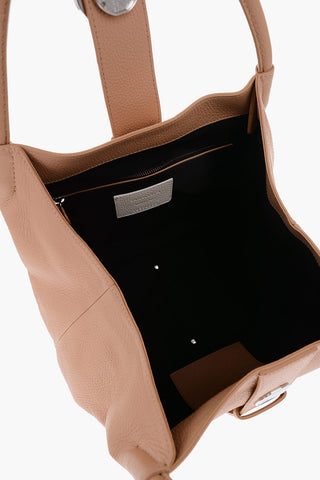 textured leather ZOE M DAILY Tote bag