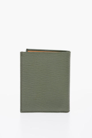 textured leather wallet