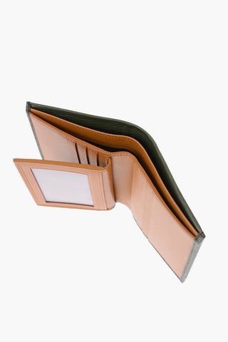 textured leather wallet