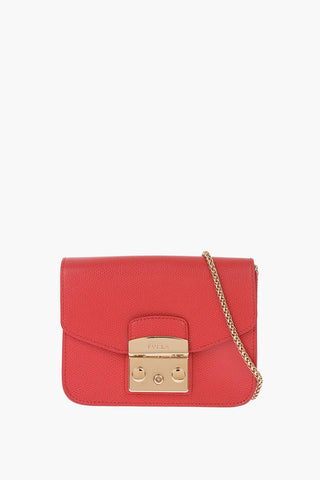 borsa METROPOLIS in pelle con tracolla a catena