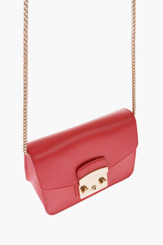 borsa METROPOLIS in pelle con tracolla a catena