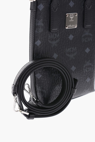 Monogram Motif Eco-leather Mini Tote Bag