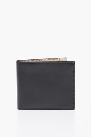leather wallet with inner printed