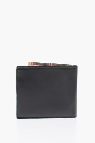 leather wallet with inner printed