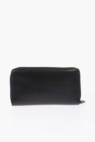 leather wallet with print
