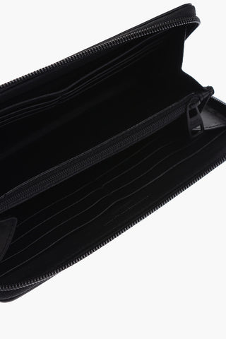leather wallet with print