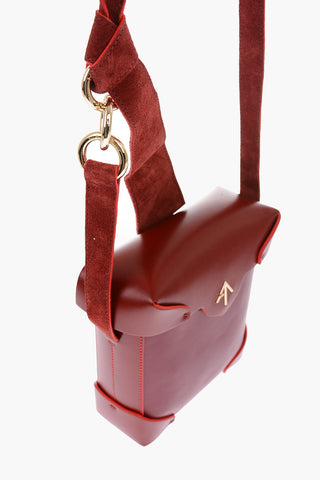 leather MINI PRISTINE crossbody bag