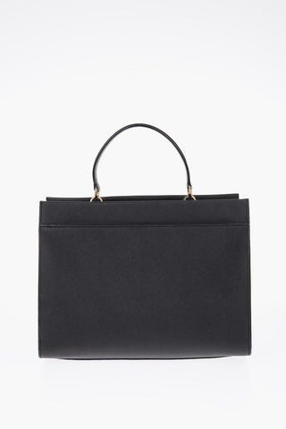 leather CAMERON STREET LARGE SARAH tote bag with removable shoulder strap