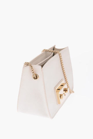 leather METROPOLIS bag with chain shoulder strap