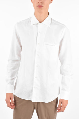 ID Logo Embroidered Classic Collar Shirt