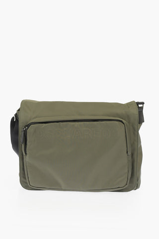 Logo Embroidered Crossbody Bag