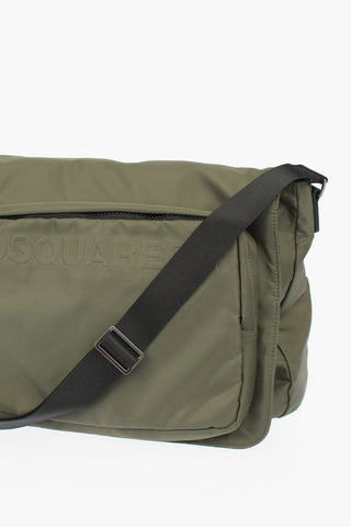 Logo Embroidered Crossbody Bag