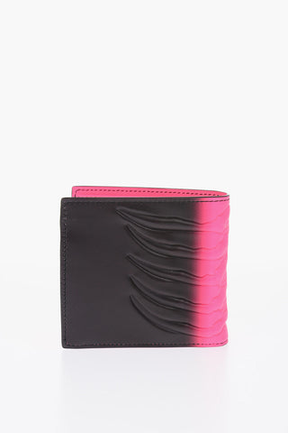 leather Skeleton bi-fold wallet