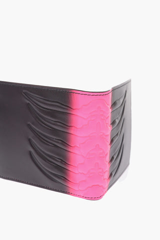 leather Skeleton bi-fold wallet