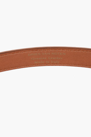 20mm leather skinny belt