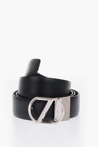 ZZEGNA cintura in pelle 35mm