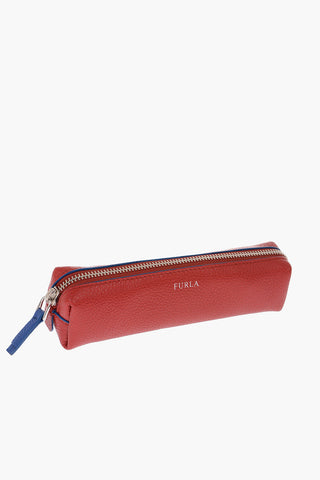 Necessaire mini in pelle martellata