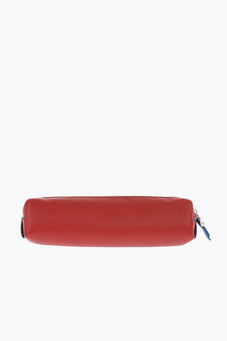Necessaire mini in pelle martellata