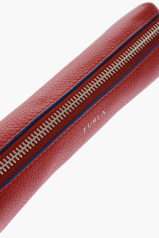 Necessaire mini in pelle martellata