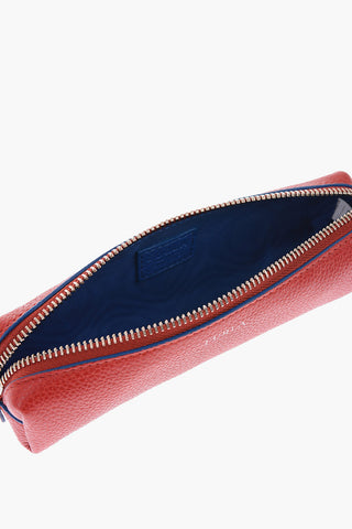 Necessaire mini in pelle martellata