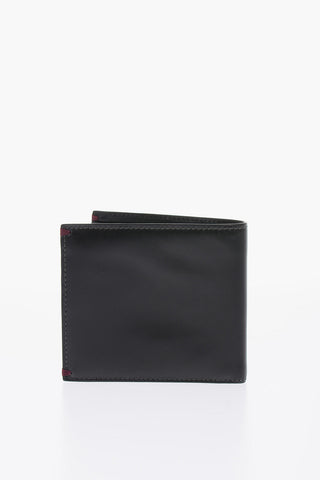 leather wallet with inner printed